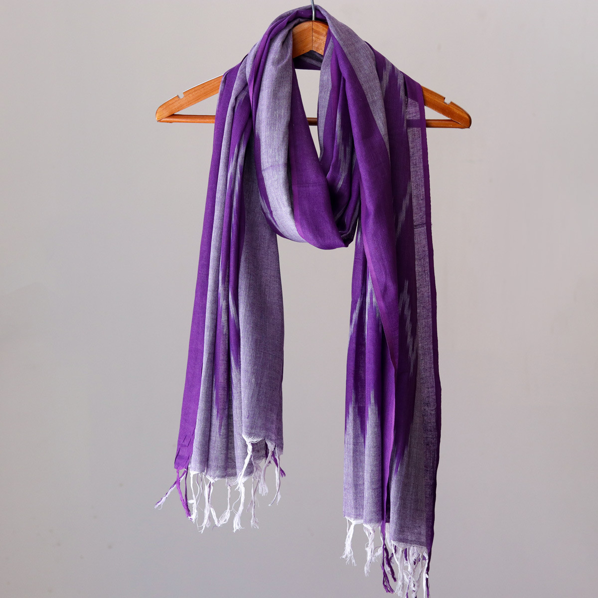 Pure Cotton Purple Stole