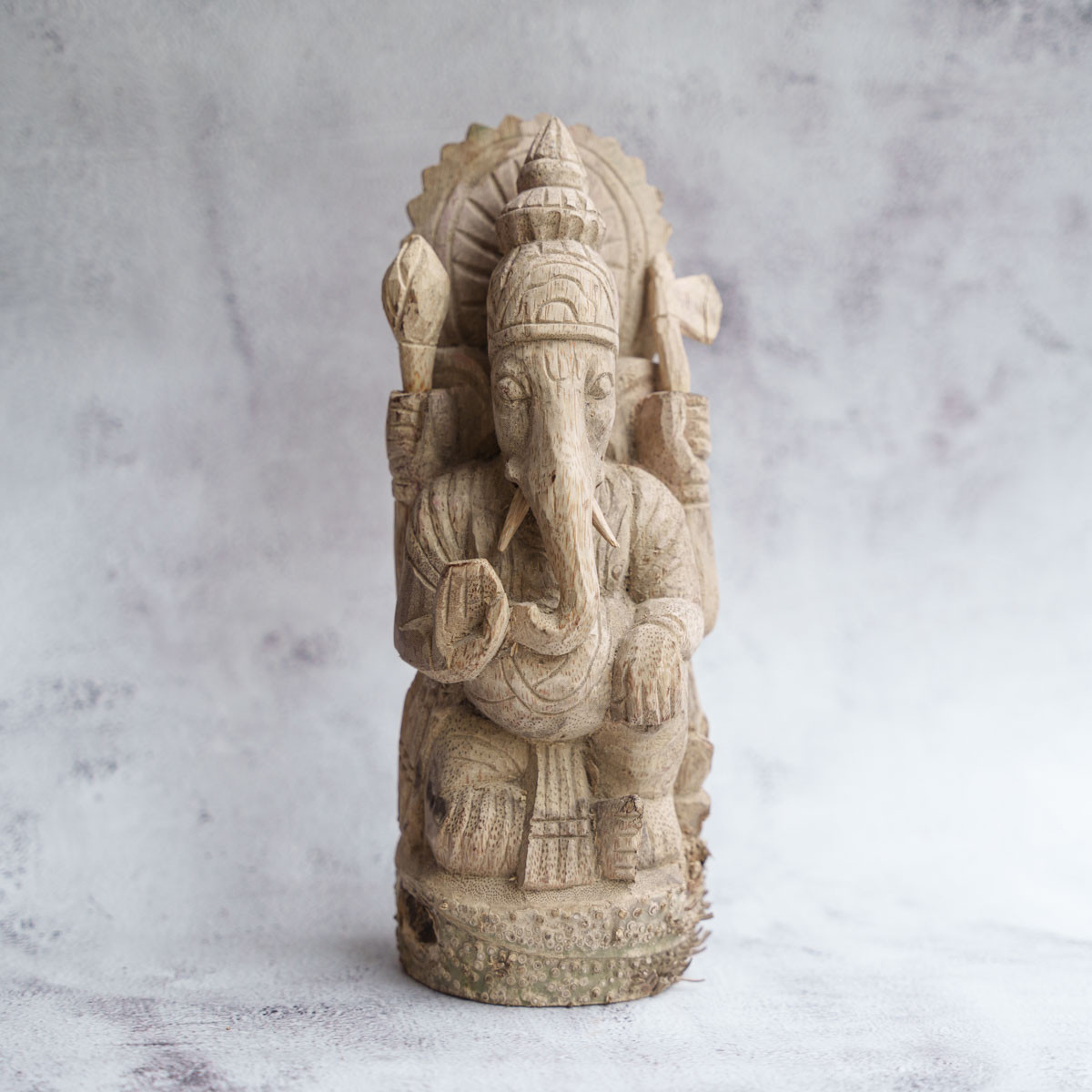 Wooden Shri Ganesha Figure