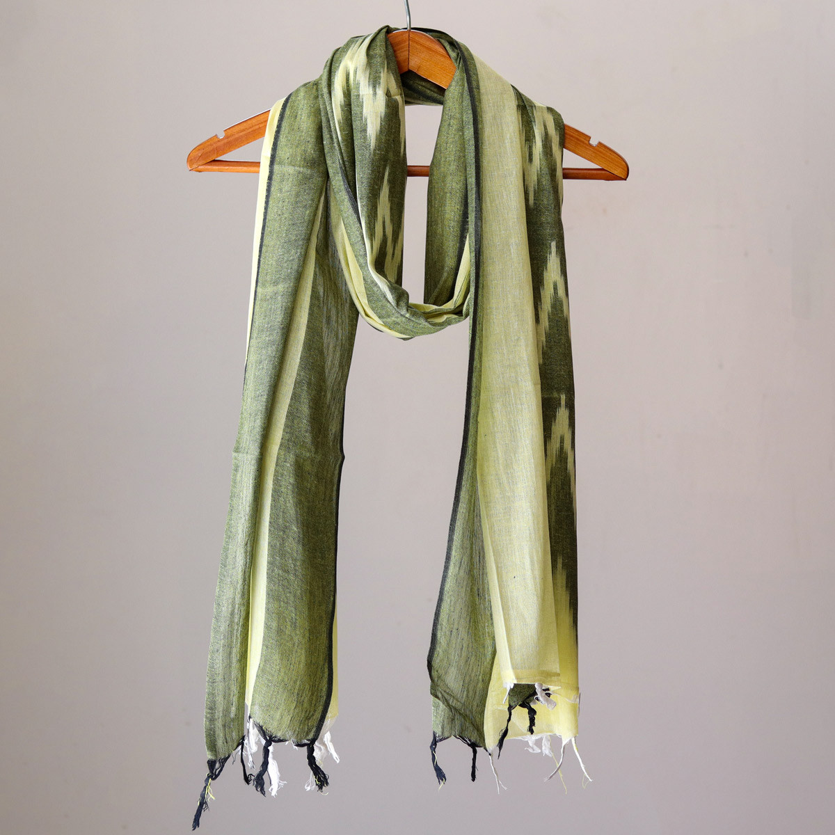 Pure Cotton Dark Green Stole