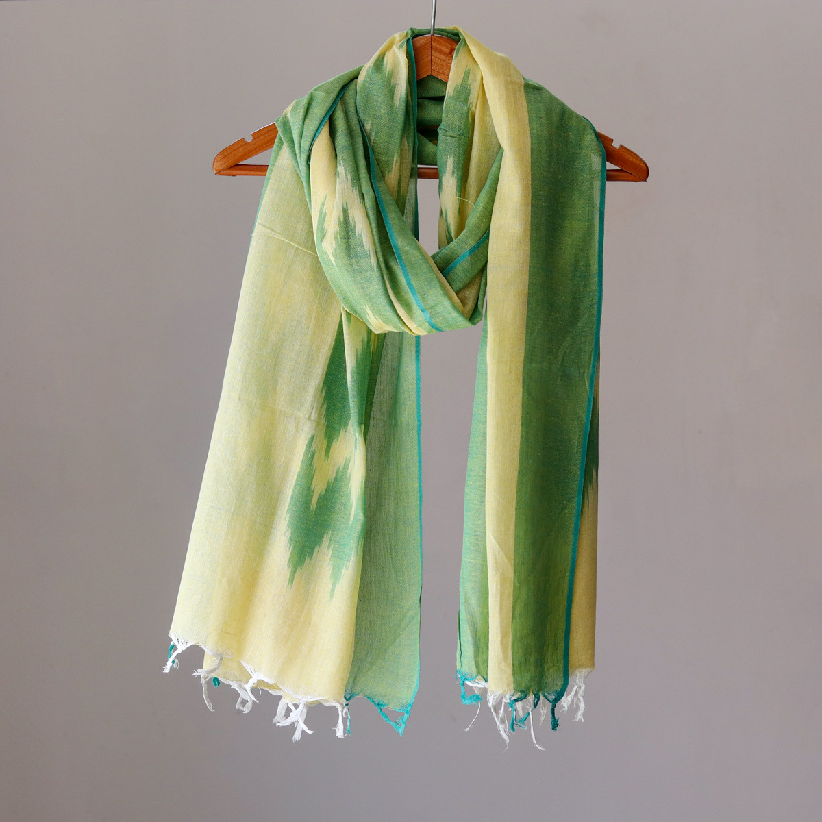 Pure Cotton Lime Green Stole