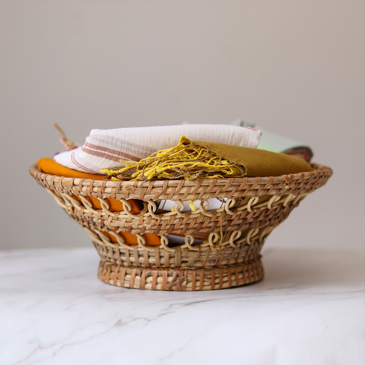 Cane Woven Small Basket